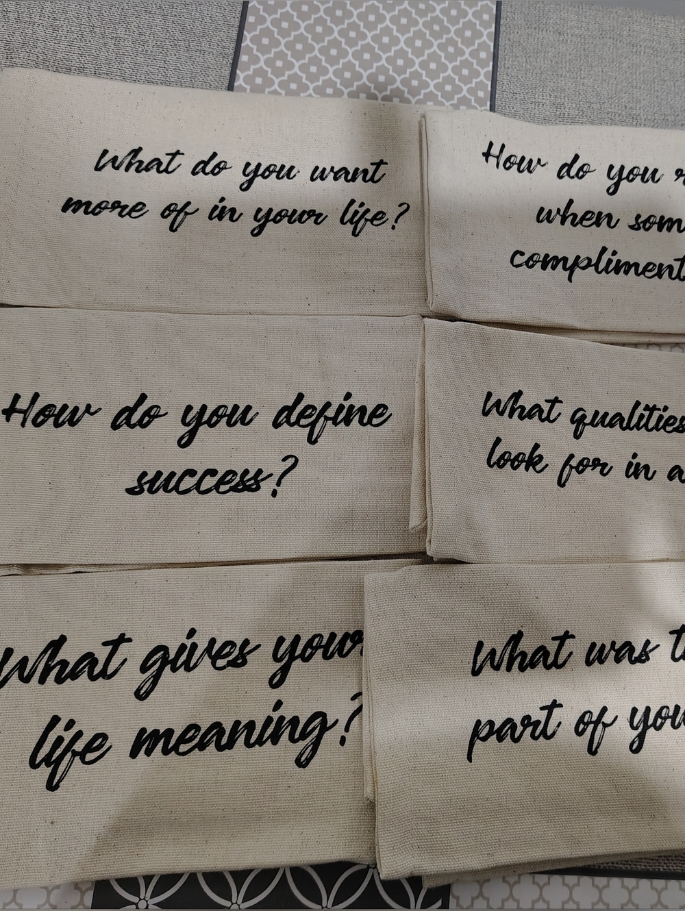 Urban Barn Natural Canvas Napkins